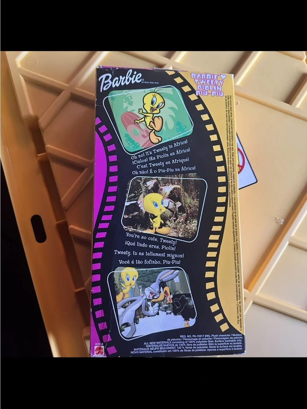 Vintage 2003 Barbie Loves Tweety Looney Tunes Back in Action Doll